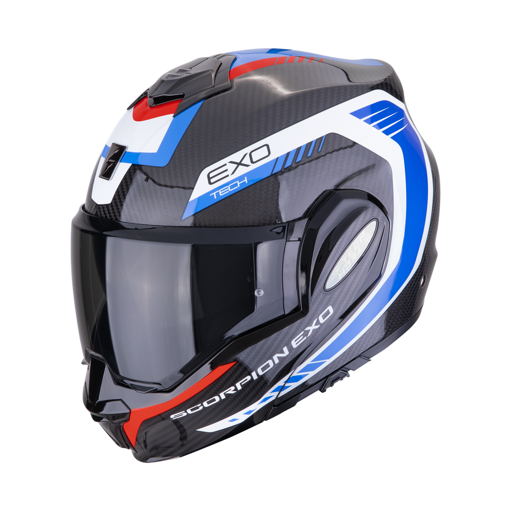 Scorpion  Exo-Tech Evo Carbon Cosy Black-Blue-Red