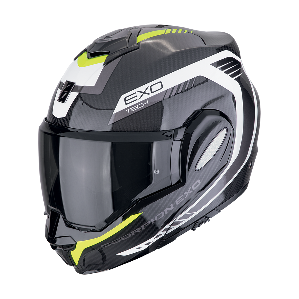 Scorpion  Exo-Tech Evo Carbon Cosy Black-Neon yellow