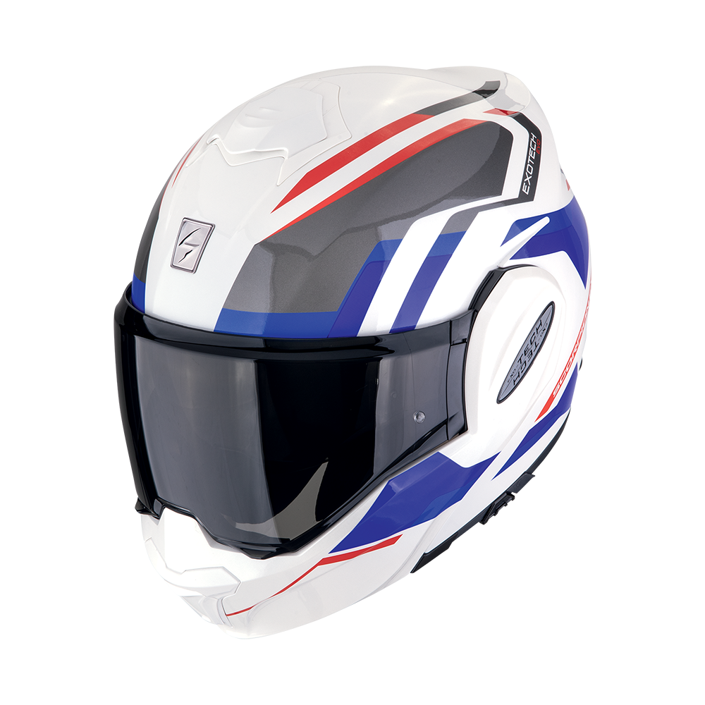 Scorpion  Exo-Tech Evo Furio White-Red-Blue