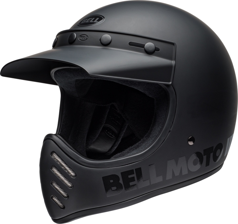 BELL Moto-3 Classic Blackout Matt Gloss