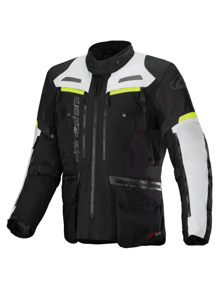 Alpinestars Bogota' Pro Drystar Jacket Black Ice Gray Yellow Fluo