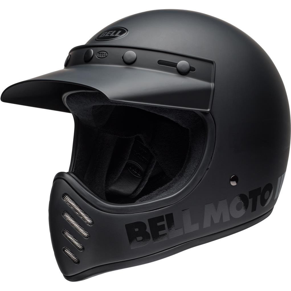 Bell MOTO-3 05 BLACKOUT 05 Matt Black