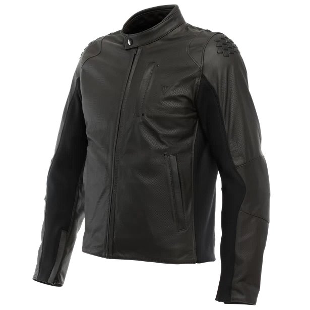 Dainese Istrice Qdf Perf Leather Jacket Dark-Brown