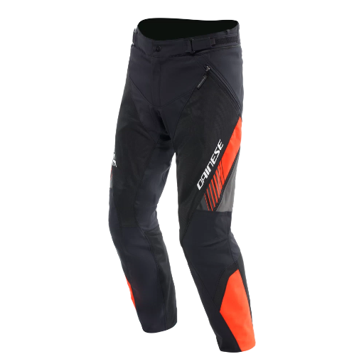 Dainese Drake 2 Air Absøluteshell Pants black/red-fluo