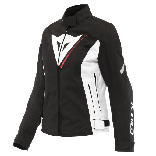 Dainese Veloce Lady D-Dry® Jacket black/white/lava-red