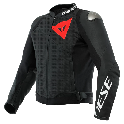 Dainese Sportiva Leather Jacket Perf. black-matt/black-matt/black-matt