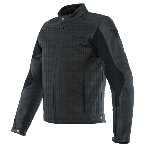 Dainese Razon 2 Perf. Leather Jacket black