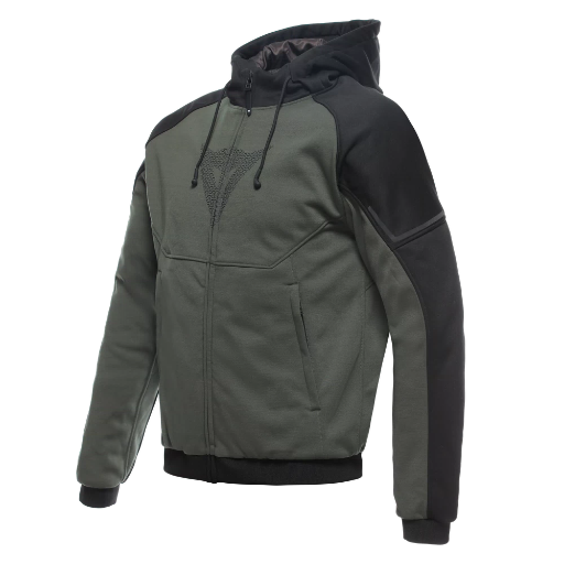 Dainese Daemon-X Safety Hoodie Full Zip green/black