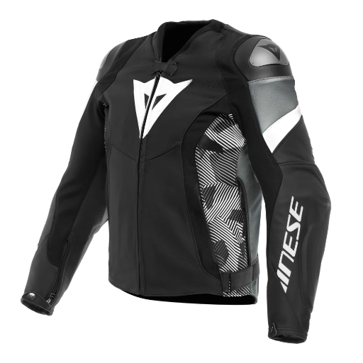 Dainese Avro 5 Leather Jacket black/white/anthracite