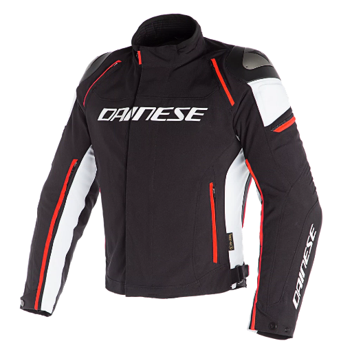 Dainese Racing 3 D-Dry® Jacket black/white/fluo-red