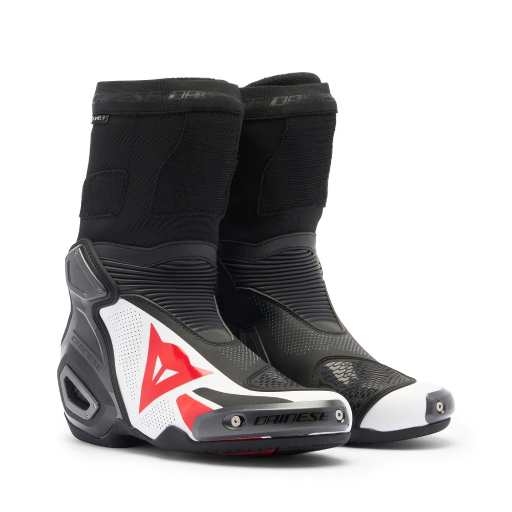 Dainese Axial 2 Air Boots black/white/lava-red