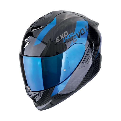 Scorpion  Exo-1400 Evo II Carbon Air Platted Black-Blue