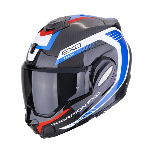 Scorpion  Exo-Tech Evo Carbon Cosy Black-Blue-Red