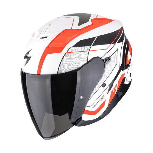 Scorpion  Exo-Z1 Vue Matt White-Red-Black