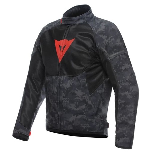 Dainese Ignite Air Tex Jacket Camo-Gray/Black/Fluo-Red