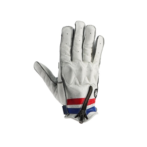 Helstons ZIPER Summer Leather white (Blue-Red)