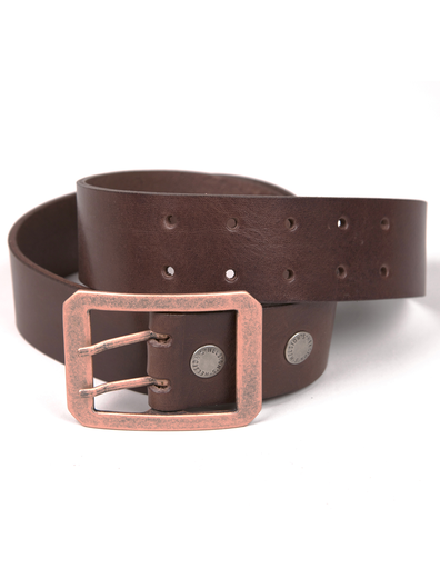 Helstons BELT (DOUBLE D) Leather brown