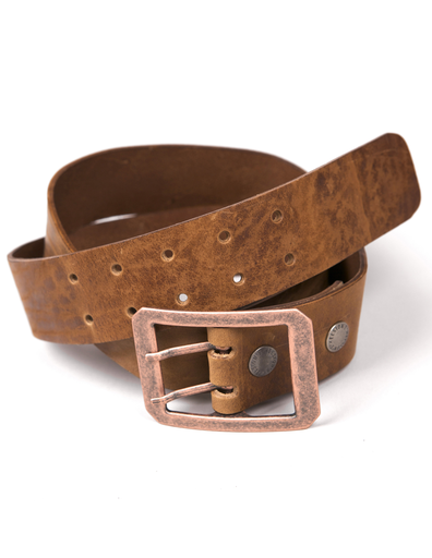 Helstons BELT (DOUBLE D) Leather tan