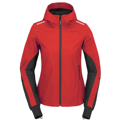 Spidi Hoodie Armor Light Lady Red