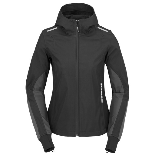 Spidi Hoodie Armor Light Lady Black