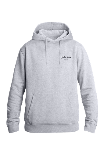 John Doe Hoodie JD Lettering Grey