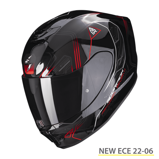 Scorpion Exo-391 Spada Black-Neon Red