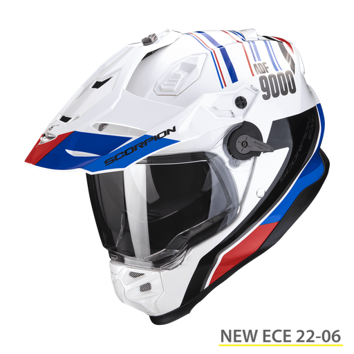 Scorpion Adf-9000 Air Desert White-Blue-Red