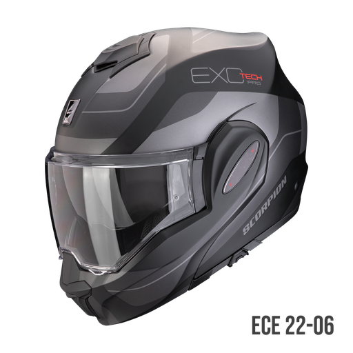 Scorpion EXO-TECH EVO PRO COMMUTA Matt Black-Silver