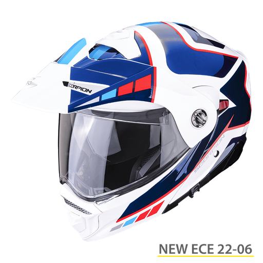 Scorpion ADX-2 CAMINO Pearl white-Blue-Red