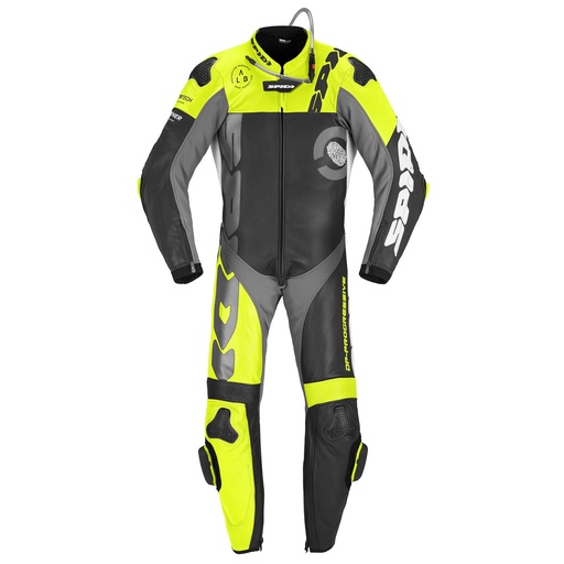 [Y161-394] Spidi Dp-Progressive Perforated Pro Black/Fluorescente Yellow