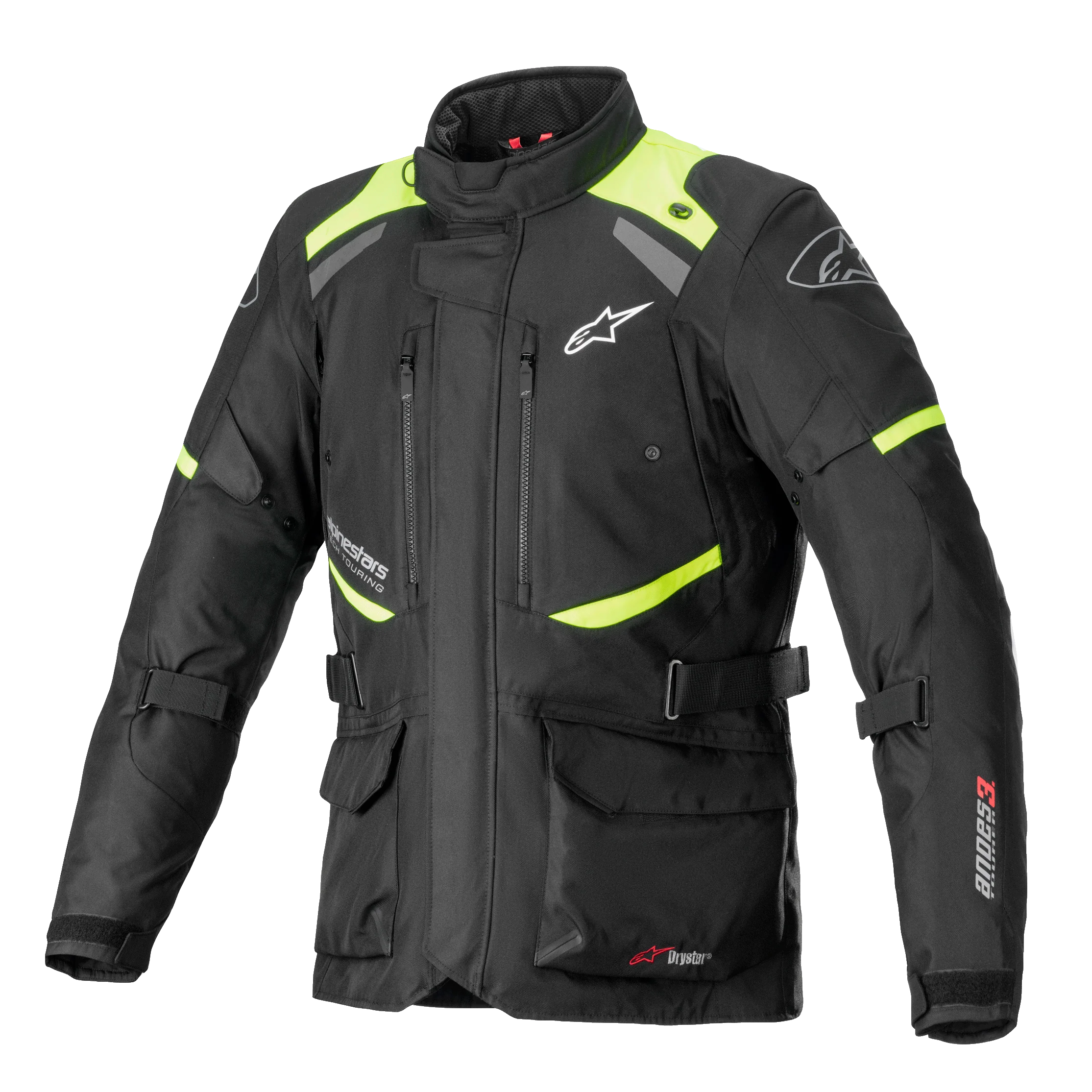 Alpinestars Andes V3 Drystar Black Yellow Fluo