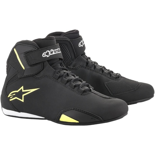 Alpinestars Sektor Shoe Black Yellow Fluo