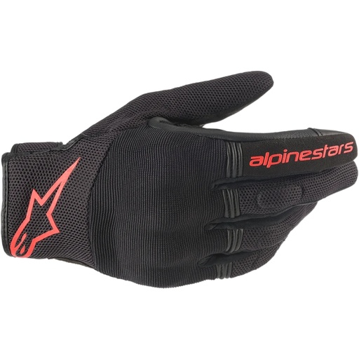 Alpinestars Copper Gloves Black Red Fluo