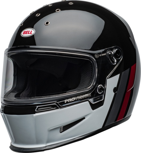 Bell Eliminator GT Gloss Black/White