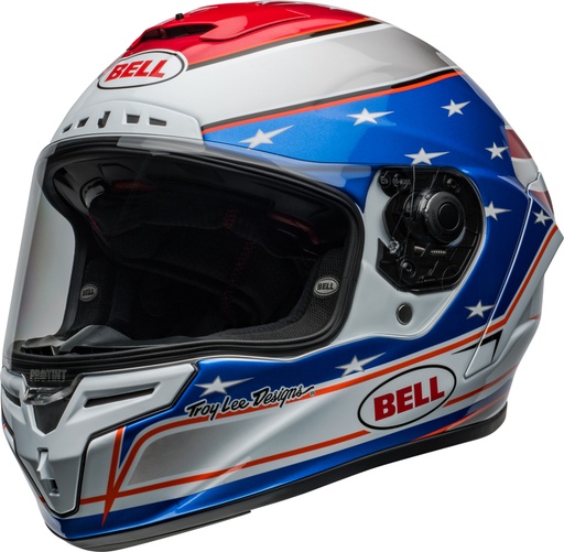 Bell Race Star DLX Flex - Beaubier 24 Gloss White/Blue