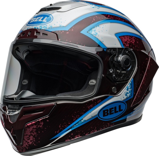 Bell Race Star DLX Flex - Xenon Gloss Blue/Retina