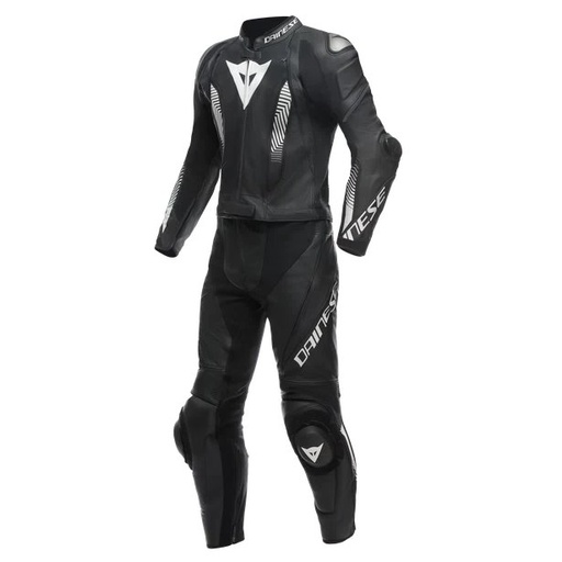 [1513481 948] Dainese Laguna Seca 5 2Pcs Leather Suit black/black/white