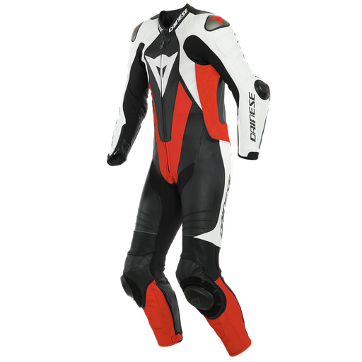 Dainese Laguna Seca 5 1Pc Leather Suit Perf. black/white/fluo-red